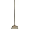 1910 Simple Pendant Light With Holophane Glass