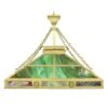Arts & Crafts Figural Stained Glass Rectangular Brass Pendant Light 2 Arts & Crafts Figural Stained Glass Rectangular Brass Pendant Light -OGT Sale Store down lights arts crafts figural stained glass rectangular brass pendant light q284026