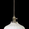 Custom 1920s Antique White Milk Glass 8 In. Pendant Light 1 Custom 1920s Antique White Milk Glass 8 In. Pendant Light -OGT Sale Store down lights custom 1920s antique white milk glass 8 in pendant light k196812