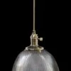Custom 1920s Holophane 8 In. Clear Glass Kitchen Pendant Light -OGT Sale Store down lights custom 1920s holophane 8 in clear glass kitchen pendant light k197107