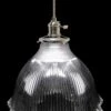 Custom 1920s Holophane 8.5 In. Clear Glass Pendant Light 1 Custom 1920s Holophane 8.5 In. Clear Glass Pendant Light -OGT Sale Store down lights custom 1920s holophane 85 in clear glass pendant light m232173