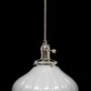 Custom 1920s White Milk Glass 6.375 In. Pendant Light 1 Custom 1920s White Milk Glass 6.375 In. Pendant Light -OGT Sale Store down lights custom 1920s white milk glass 6375 in pendant light m234093