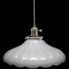 Custom 1920s White Milk Glass 8.375 In. Pendant Light 1 Custom 1920s White Milk Glass 8.375 In. Pendant Light -OGT Sale Store down lights custom 1920s white milk glass 8375 in pendant light m232395