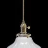 Custom Antique 7 In. White Milk Glass Kitchen Pendant Light