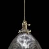 Custom Antique 7.5 In. Clear Holophane Kitchen Pendant Light 1 Custom Antique 7.5 In. Clear Holophane Kitchen Pendant Light -OGT Sale Store down lights custom antique 75 in clear holophane kitchen pendant light n246401