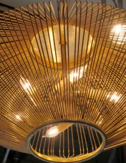 Mid Century Modern Diamond Shaped Cage Pendant Light -OGT Sale Store down lights for sale chr392