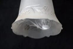 Custom Vintage Etched Floral Glass 5 In. Globe Pendant Light -OGT Sale Store down lights for sale k196818