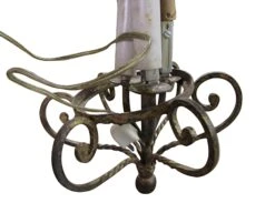Antique 3 Candle Stick Pendant Light With Shade -OGT Sale Store down lights for sale m220499