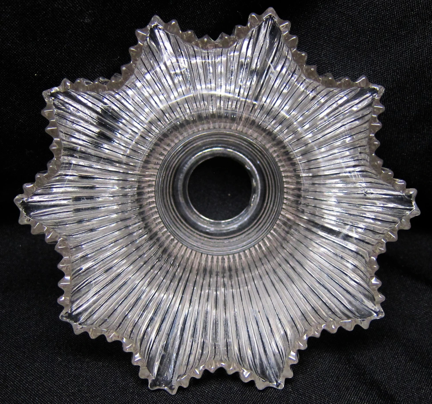 Custom Antique Holophane 5.625 In. Glass Pendant Light 5 Custom Antique Holophane 5.625 In. Glass Pendant Light - Image 3