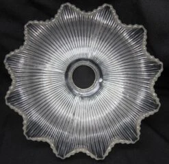 Custom 1920s Holophane 7.75 In. Glass Shade Pendant Light 8 Custom 1920s Holophane 7.75 In. Glass Shade Pendant Light -OGT Sale Store down lights for sale m232164