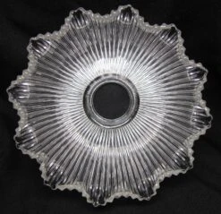 Custom 1920s Clear Holophane 6.875 In. Glass Pendant Light -OGT Sale Store down lights for sale m232170