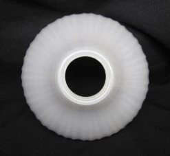 Custom Antique White Milk Glass 7.125 In. Kitchen Pendant Light -OGT Sale Store down lights for sale m235492