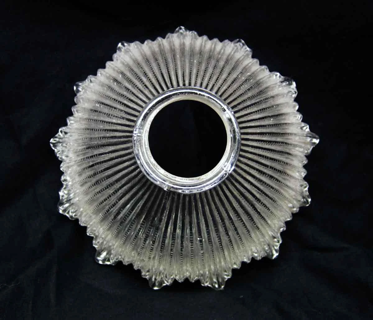 Custom Antique 7.5 In. Clear Holophane Kitchen Pendant Light 5 Custom Antique 7.5 In. Clear Holophane Kitchen Pendant Light - Image 3