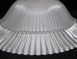 Custom 1950s Frosted 7.5 In. Holophane Pendant Light 8 Custom 1950s Frosted 7.5 In. Holophane Pendant Light -OGT Sale Store down lights for sale n246405