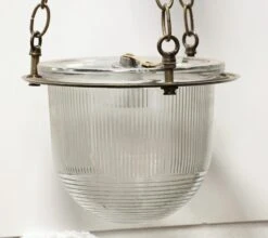Antique Traditional Clear Ribbed Dish Pendant Light 9 Antique Traditional Clear Ribbed Dish Pendant Light -OGT Sale Store down lights for sale n260107
