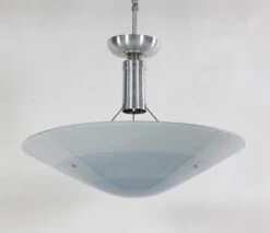 1950s Mid Century Concentric Circle Ombre Blue Glass Pendant Light 11 1950s Mid Century Concentric Circle Ombre Blue Glass Pendant Light -OGT Sale Store down lights for sale q273687