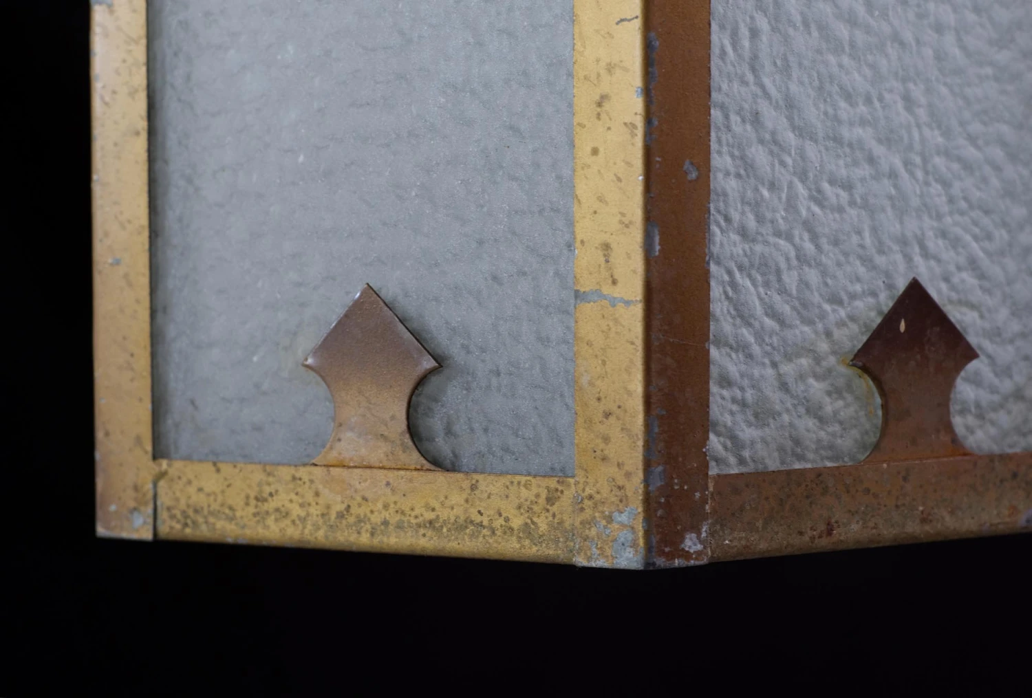 Pair Of 1950s Brass Patina Gothic Pendant Lights 5 Pair Of 1950s Brass Patina Gothic Pendant Lights - Image 3