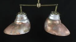 Double Copper Plated 1910s Mercury Glass Pendant Light 20 Double Copper Plated 1910s Mercury Glass Pendant Light -OGT Sale Store down lights for sale q275781