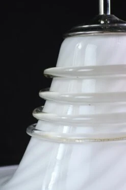 Vintage Hand Blown White Murano Glass Pendant Light 12 Vintage Hand Blown White Murano Glass Pendant Light -OGT Sale Store down lights for sale q277300