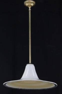 Hand Blown Beige Swirled Murano Glass Pendant Light -OGT Sale Store down lights for sale q277333