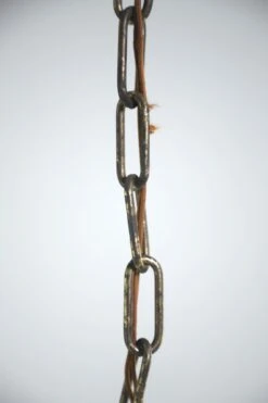 Antique Pink & White Milk Glass Brass Chain Pendant Light 13 Antique Pink & White Milk Glass Brass Chain Pendant Light -OGT Sale Store down lights for sale q280284