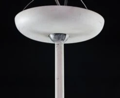 Vintage White Steel Circles Mid Century Modern Pendant Light 13 Vintage White Steel Circles Mid Century Modern Pendant Light -OGT Sale Store down lights for sale q282511