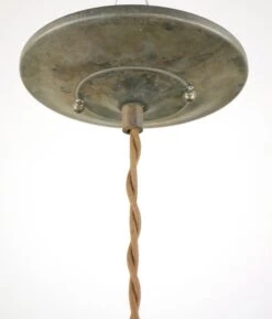 Industrial Black Steel Studded Brown Rope Pendant Light 10 Industrial Black Steel Studded Brown Rope Pendant Light -OGT Sale Store down lights for sale q287526