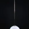 Hand Blown Vetri Murano White Glass Pendant Light
