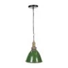 Industrial 8.25 In. Green Steel Shade Black Cord Pendant Light 1 Industrial 8.25 In. Green Steel Shade Black Cord Pendant Light -OGT Sale Store down lights industrial 825 in green steel shade black cord pendant light q282591