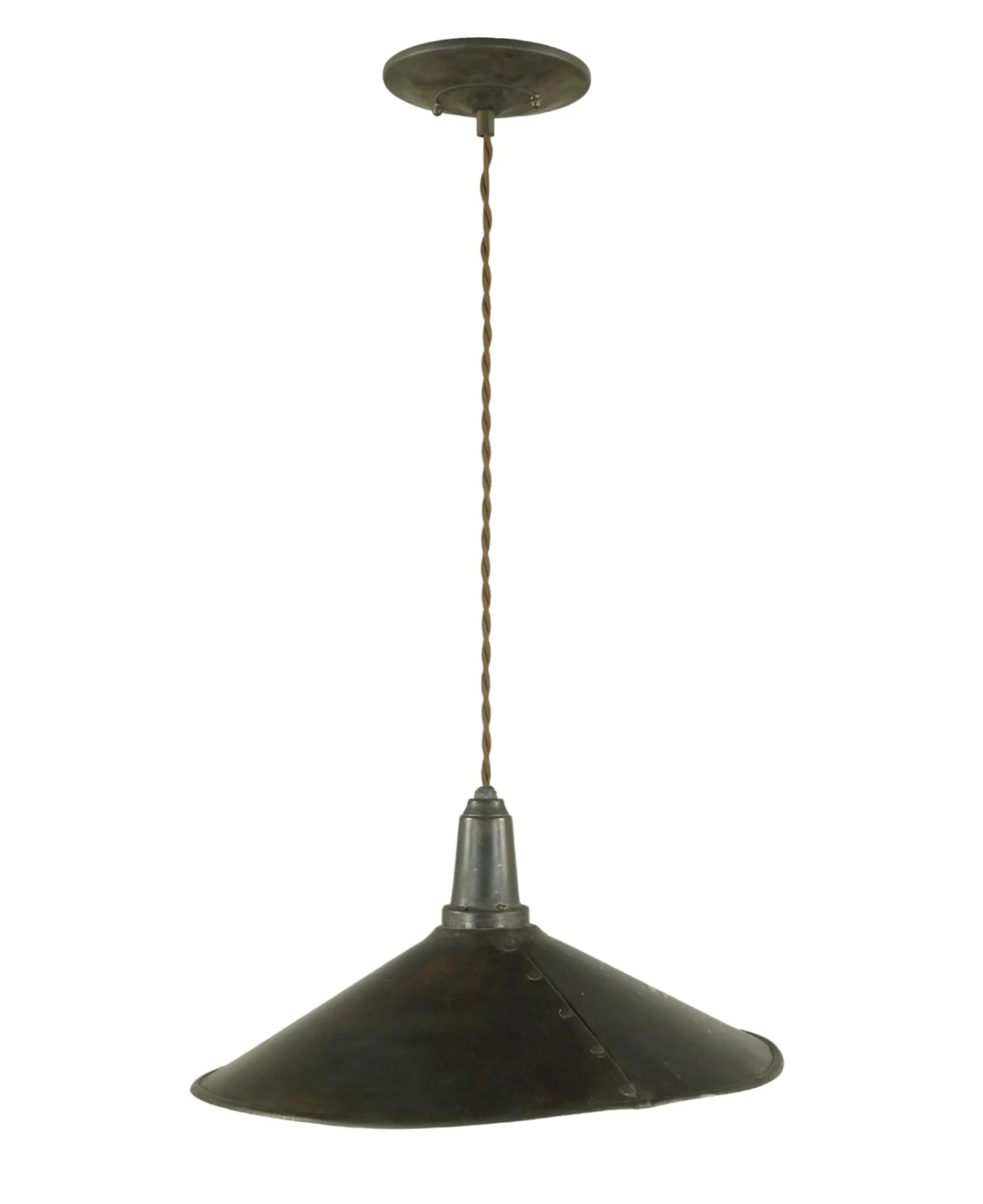 Industrial Black Steel Studded Brown Rope Pendant Light 3 Industrial Black Steel Studded Brown Rope Pendant Light