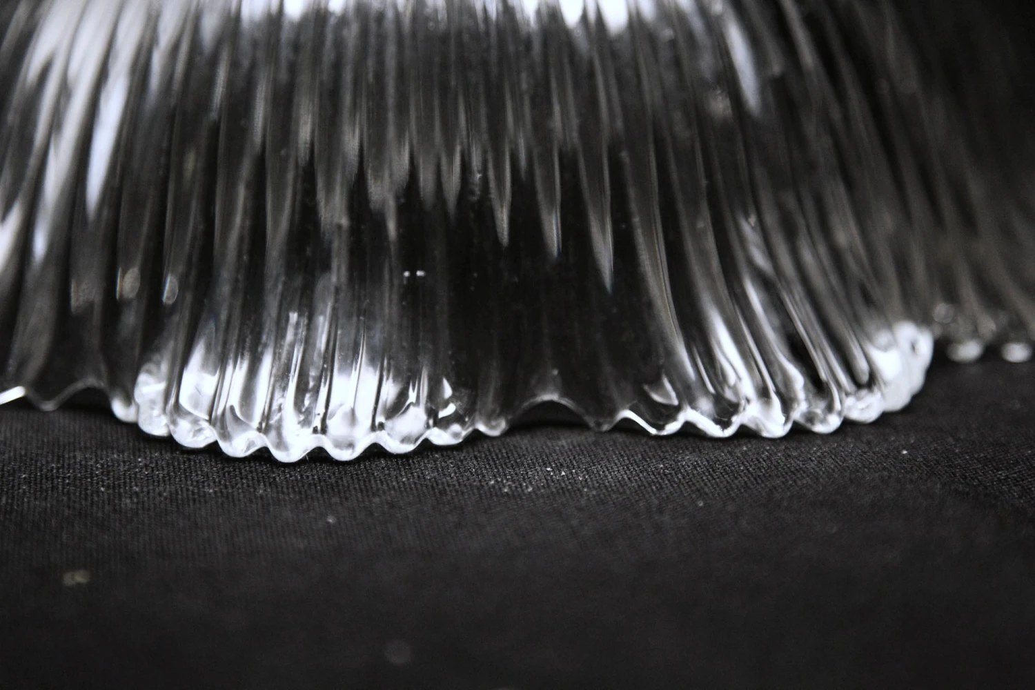 Custom Antique Holophane 7.75 In. Clear Glass Pendant Light 4 Custom Antique Holophane 7.75 In. Clear Glass Pendant Light - Image 2