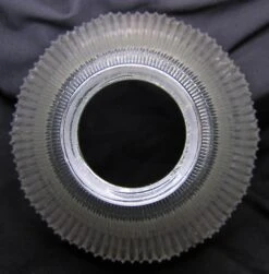 Custom 1920s Holophane Clear Glass 11.375 In. Pendant Light 7 Custom 1920s Holophane Clear Glass 11.375 In. Pendant Light -OGT Sale Store down lights m232195