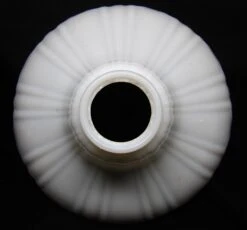 Custom 1920s White Milk Glass 8.5 Pendant Light -OGT Sale Store down lights m232391