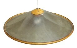 Mid Century Large Round 33.5 In. Pendant Light