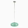 Mid Century Turquoise Blue Acrylic Brushed Steel Pole Pendant Light 1 Mid Century Turquoise Blue Acrylic Brushed Steel Pole Pendant Light -OGT Sale Store down lights mid century turquoise blue acrylic brushed steel pole pendant light q286773