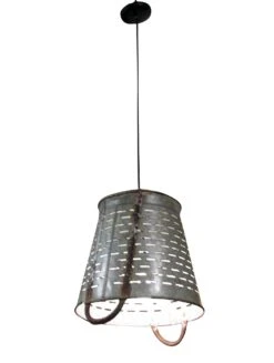 Modern Olive Basket 14.5 In. Pendant Light