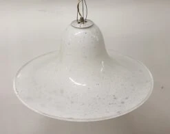 Modern White Murano Streamline Glass Pendant Light 9 Modern White Murano Streamline Glass Pendant Light -OGT Sale Store down lights n239526