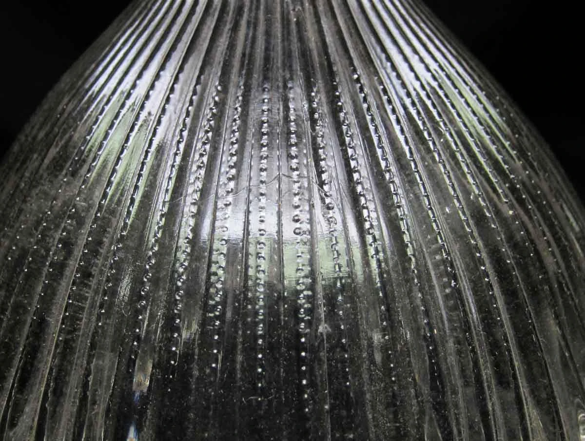 Custom Antique 7.5 In. Clear Holophane Kitchen Pendant Light 4 Custom Antique 7.5 In. Clear Holophane Kitchen Pendant Light - Image 2