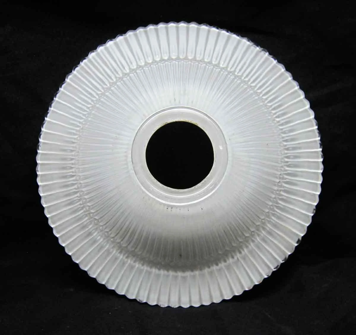 Custom 1950s Frosted 7.5 In. Holophane Pendant Light 4 Custom 1950s Frosted 7.5 In. Holophane Pendant Light - Image 2