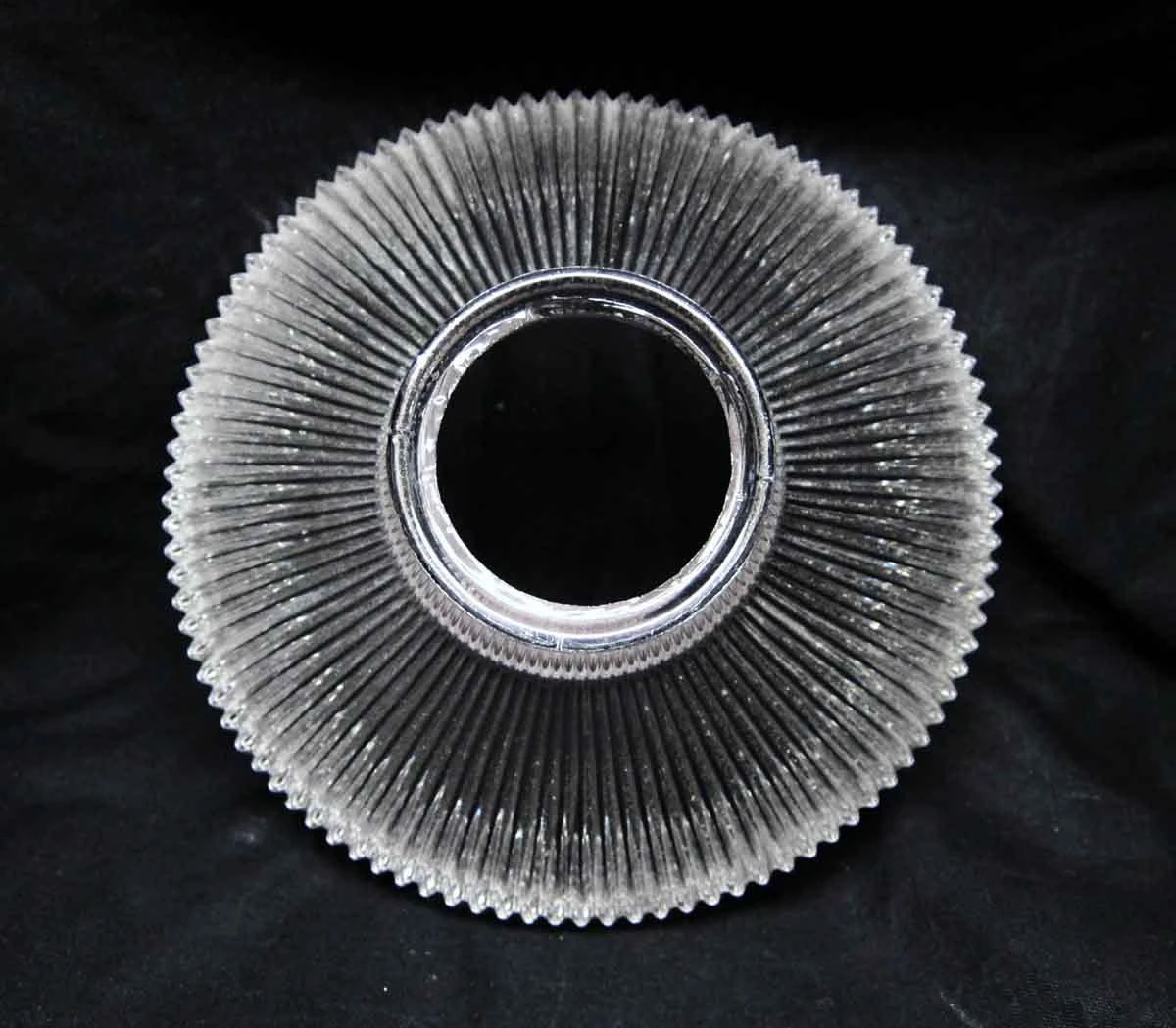 Custom Antique 6.25 In. Clear Holophane Kitchen Pendant Light 4 Custom Antique 6.25 In. Clear Holophane Kitchen Pendant Light - Image 2