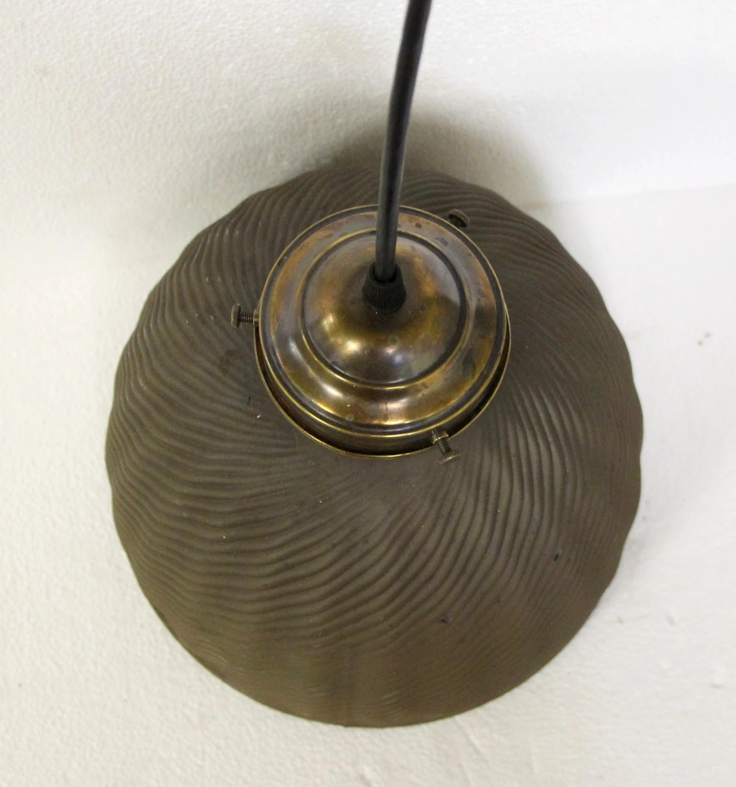 Restored Rare Silvered X-Ray Glass Pendant Light 4 Restored Rare Silvered X-Ray Glass Pendant Light - Image 2