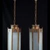 Pair Of 1950s Brass Patina Gothic Pendant Lights 2 Pair Of 1950s Brass Patina Gothic Pendant Lights -OGT Sale Store down lights pair of 1950s brass patina gothic pendant lights q275079