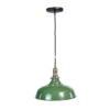 Vintage 12 In. Industrial Green Enameled Steel Pendant Light 2 Vintage 12 In. Industrial Green Enameled Steel Pendant Light -OGT Sale Store down lights vintage 12 in industrial green enameled steel pendant light q282783