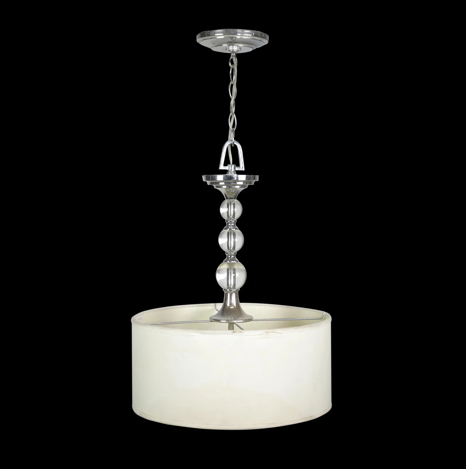 Modern White Hand Blown Glass Flush Mount Pendant Light 3 Modern White Hand Blown Glass Flush Mount Pendant Light