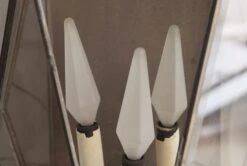 Traditional Three Light Beveled Glass Wall Lantern 15 Traditional Three Light Beveled Glass Wall Lantern -OGT Sale Store e102202 05