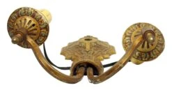 1920s Victorian 2 Arm Bronze Wall Sconce -OGT Sale Store e104785 05