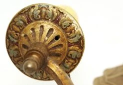 1920s Victorian 2 Arm Bronze Wall Sconce -OGT Sale Store e104785 06