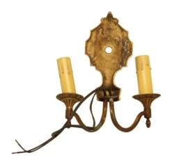 1920s Victorian 2 Arm Bronze Wall Sconce -OGT Sale Store e104785 10