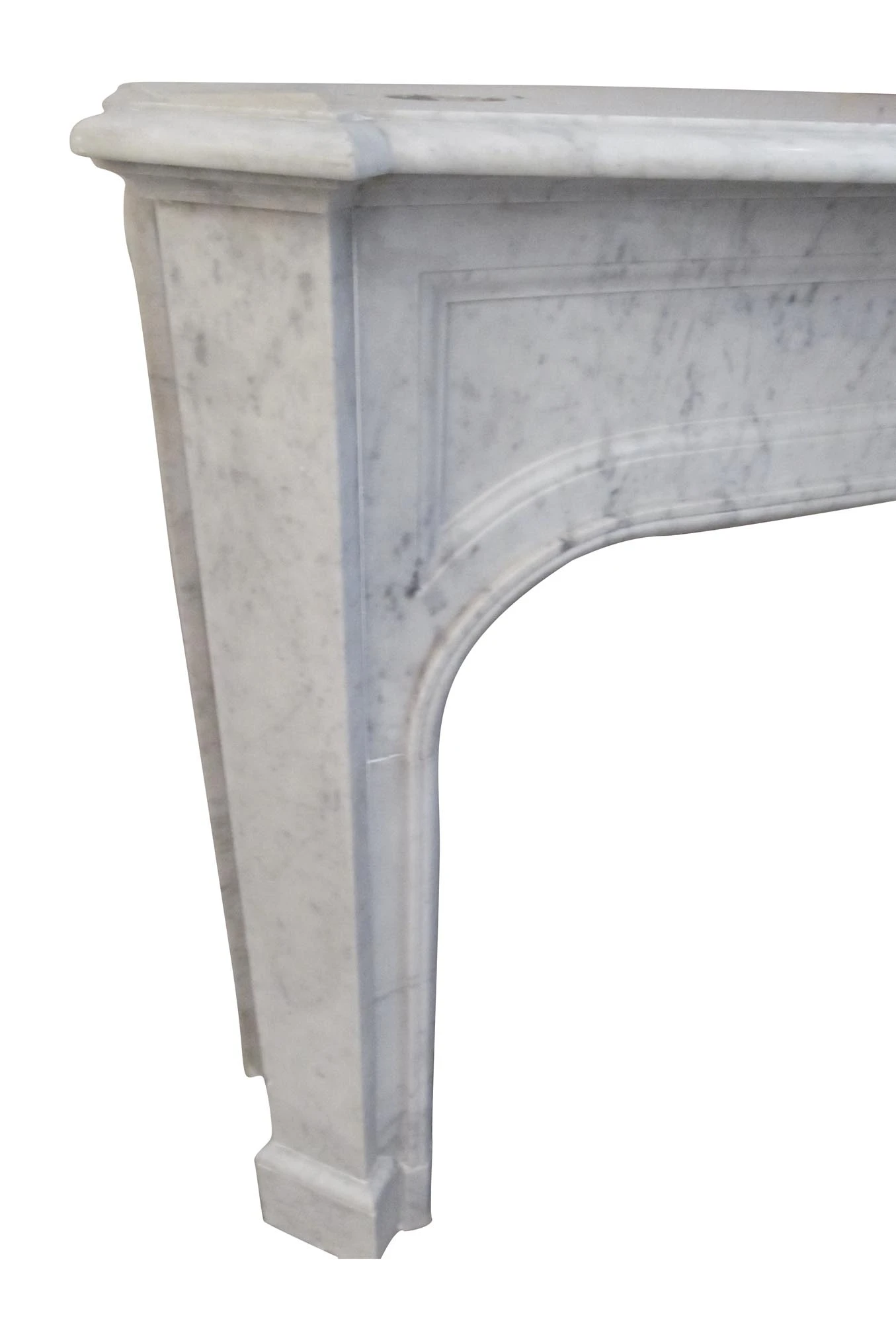 Reclaimed The Plaza Hotel White Marble Fireplace Mantel 10 Reclaimed The Plaza Hotel White Marble Fireplace Mantel - Image 8