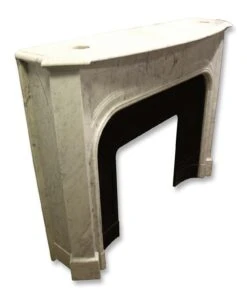 Reclaimed The Plaza Hotel White Marble Fireplace Mantel 20 Reclaimed The Plaza Hotel White Marble Fireplace Mantel -OGT Sale Store e108274 09